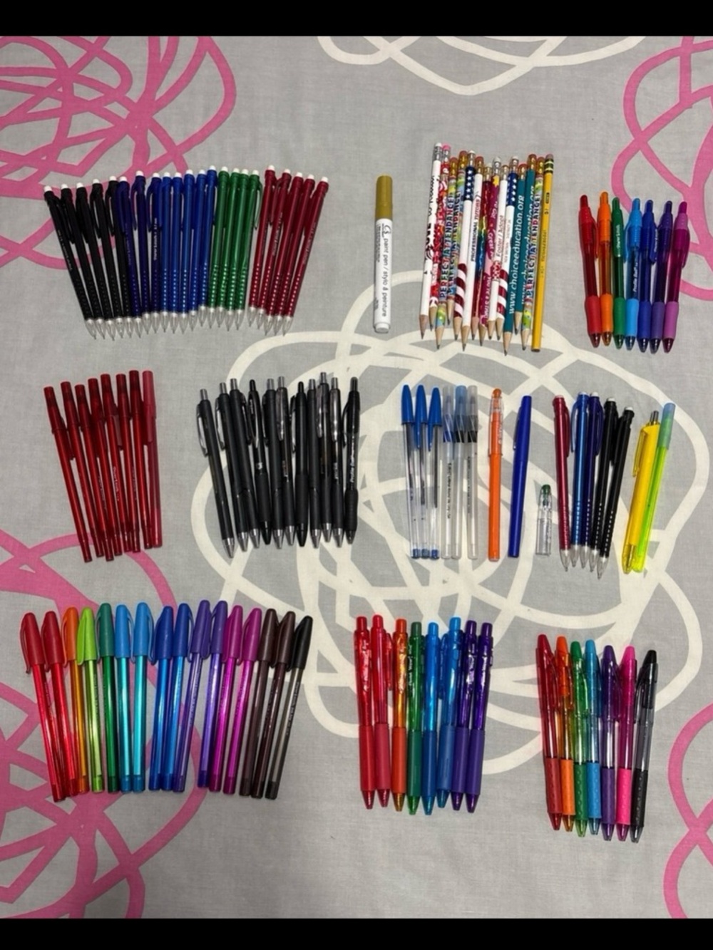 Assortment of Writing Supplies